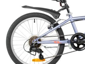 Детский велосипед Foxx Jasmine 20 V, год 2026, цвет Голубой