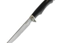 Нож Мишутка с лапой гардой, сталь Х12МФ, граб