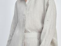 Рубашка изо льна свободного кроя