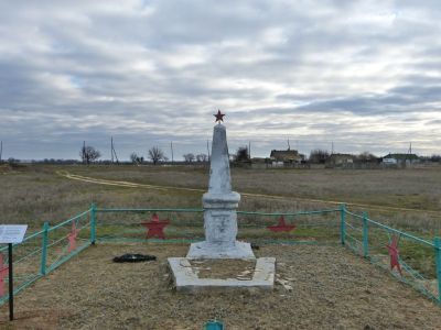 Братская могила советских воинов, погибших в период Сталинградской битвы