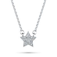 Колье из белого золота с бриллиантами э0901кл04153400