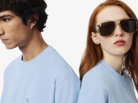 Футболка Lacoste унисекс свободного кроя из органического хлопка