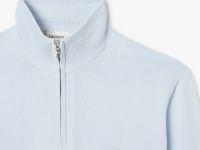 Мужской хлопковый свитер Lacoste на молнии с высоким воротом