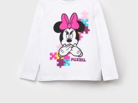 Фуфайка трикотажная для девочек (футболка с длинными рукавами)