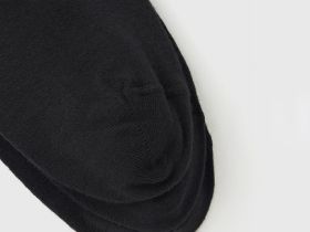 Базовые короткие носки, 3 пары, Черный