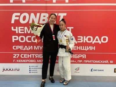 Якутянка Аина Моисеева завоевала ещё одну золотую медаль чемпионата России по дзюдо