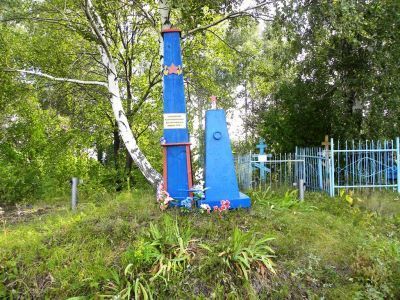 Братская могила красноармейцев, зарубленных колчаковцами в апреле 1919 г.