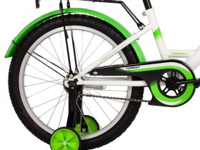 Детский велосипед Novatrack YT Forest 20, год 2025, цвет Белый-Зеленый