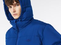 Мужская стеганая водоотталкивающая короткая куртка Lacoste