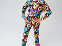 Термокомплект трикот. для девочек: фуфайка (футболка) с длин. рук, брюки для эпизод. использования