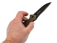 Складной нож Mr.Blade Hellcat Mini blackwash сталь S35VN, рукоять Olive G10