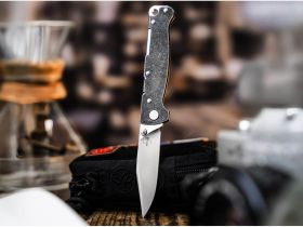 Складной нож Boker Atlas Clippoint TS, сталь D2, рукоять нержавеющая сталь
