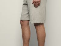 Шорты на резинке с добавлением льна