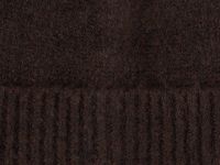 Вязаная шапка с отворотом, Коричневый