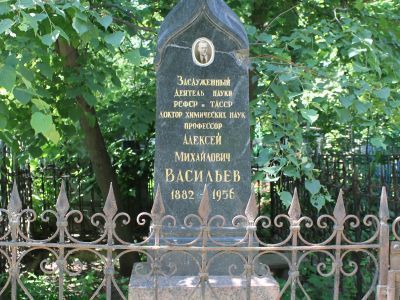 Могила Васильева Алексея Михайловича (1882 - 1956), химика