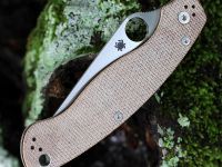 Складной нож Spyderco Military 2, сталь Cru-Wear, рукоять микарта, бежевый