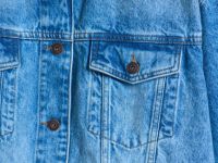 Джинсовая куртка-рубашка оверсайз, Синий