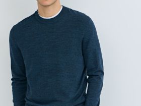 Джемпер с содержанием вискозы, Зеленый