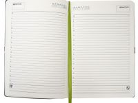 Ежедневник недатированный "Lite book" А5 136 л 70 г, искус. кожа, Салатовый
