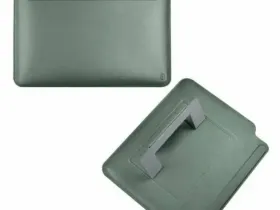 Чехол для ноутбука WIWU Skin Pro Slim Stand Sleeve для Apple MacBook Pro 13.3" с подставкой (зеленый)