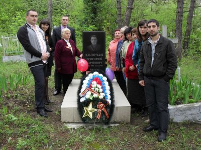 Могила Г.К. Колочана, погибшего в бою с немецко-фашистскими захватчиками