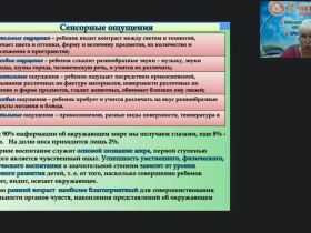 Международный вебинар "Формирование сенсорных эталонов у детей с тяжелыми и множественными нарушениями развития"