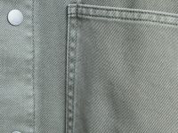 Куртка-рубашка из твила с карманами, Зеленый