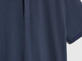 Поло из пике, Синий