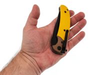 Складной нож Steelclaw Резервист, сталь D2, рукоять G10, желтый
