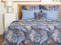 Постельное белье Pavone, синее