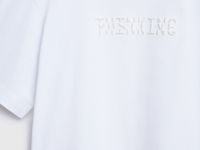 Футболка с объёмной вышивкой, Белый