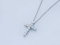 Подвеска из белого золота с бриллиантами э4701пд08220951