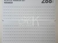 Набор маркеров акриловые Languo 288 шт.