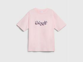 Футболка с принтом для девочек, Розовый
