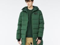 Мужская утеплённая куртка Lacoste с капюшоном