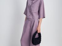 Рубашка изо льна с коротким рукавом