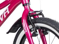 Детский велосипед Novatrack Katrina 16 V-Brake, год 2025, цвет Красный-Фиолетовый