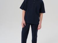 Джемпер трикотажный с воротником поло для мальчиков