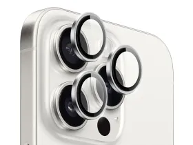 Защитное стекло для экрана и объектива камеры Wiwu (WI-IP002) для Apple iPhone 15 Pro Max антибликовое (черная рамка)