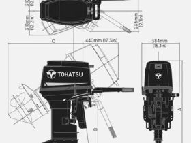 2х-тактный лодочный мотор TOHATSU M 40 EPTOS