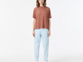 Женская хлопковая футболка Lacoste