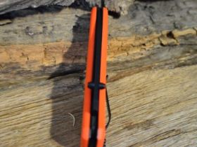 Нож складной Lionsteel Big Opera, сталь D2, рукоять G-10, оранжевый