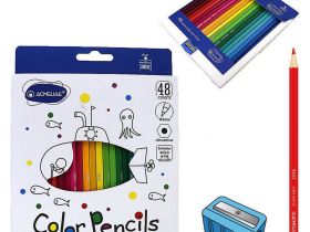 Набор карандашей цветных Acmeliae 48 цв+точилка, в картонном футляре