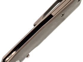 Складной нож Bestech VK-Kuze, сталь Magnacut, рукоять титан, серый