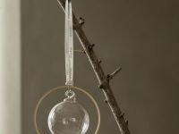 Blomus Набор из 4 елочных украшений "Шар" 8,5 см Smoke Kitai Blomus