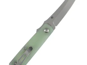 Складной нож Tenable Higonokami, сталь D2, рукоять G10, Jade