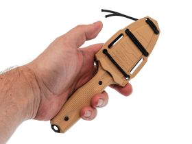 Тактический нож N.C.Custom Grave 2.0, сталь AUS-8, рукоять песочный Elastron