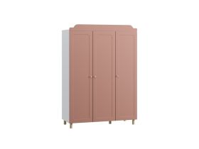 Распашной шкаф Велди 3-135x192 Розовый