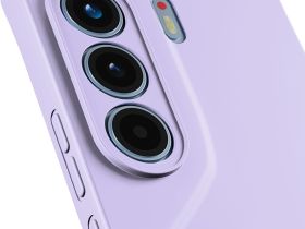 Клип-кейс Krutoff Silicone для TECNO Camon 40 Фиолетовый