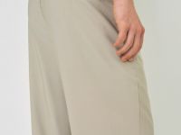Широкие брюки из вискозы, Бежевый